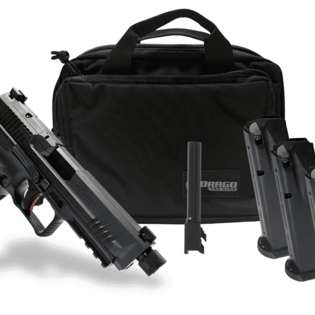 CANIK METE SFT TAC BUNDLE 3-18RD MAG 1-4.5" BRL 1-5" THREADED BRL W/ RANGE BAG