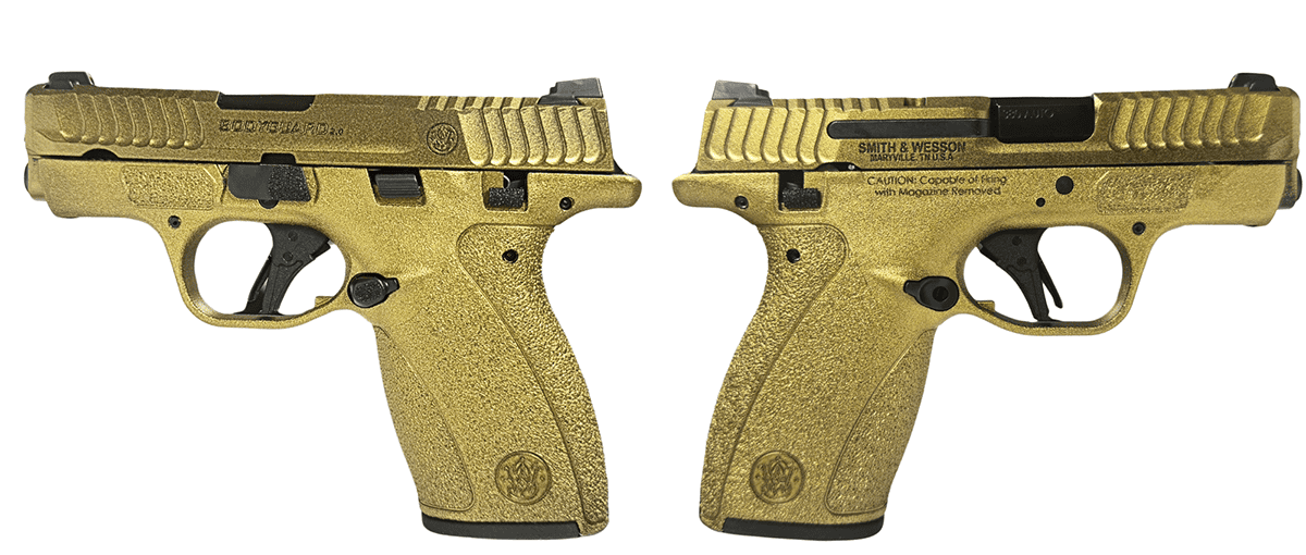 SMITH & WESSON BODYGUARD 2.0 GOLD MS 380ACP 2.75" 1-10RD 1-12RD