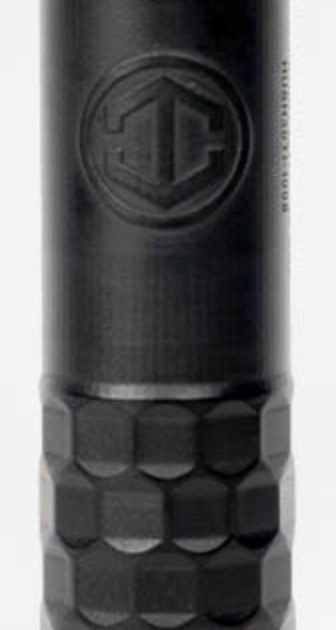HUSH-POINT 30 SUPPRESSOR .30 CAL TITANIUM FLOW-THRU, DT/HUB, 1/2X28 & 5/8X24 CAPS INCLUDED