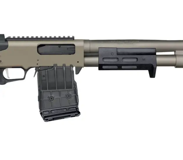 MOSSBERG 590RM PROFESSIONAL NFA BREACHER 12G SHOTGUN 11.5" CHISEL PISTOL GRIP TUNGSTEN/BLK 5+1