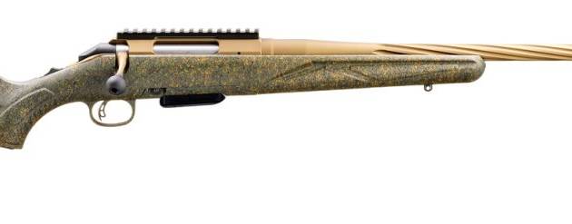 RUGER AMERICAN G2 PREDATOR 350 LEGEND RIFLE 22" SPIRAL FLUTED, BURNT BRONZE/GREEN SPLATTER 5RD MAG
