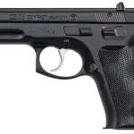 CZ 75 COMPACT 9MM PISTOL BLACK FIXED SIGHTS, MANUAL SAFETY 2-10RD MAGS