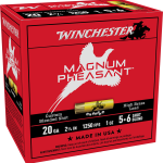 WINCHESTER 20 GA 2-3/4" 5 & 6 MAGNUM PHEASANT 1 OZ 25RD/BX 10BX/CS