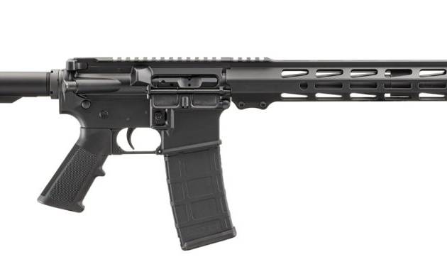 Ruger Harrier black semi-automatic rifle with 16.1-inch threaded barrel and M-LOK handguard