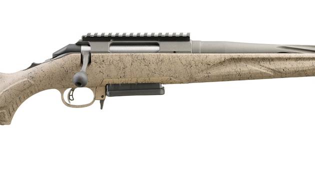 RUGER AMERICAN G2 RANCH RFL 243 WIN 16.1" FDE SPLATTER 3RD AI STYLE MAG