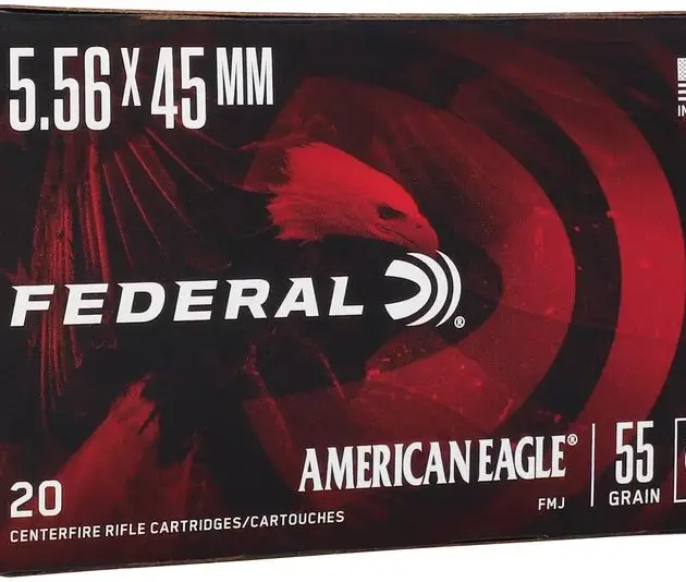 FEDERAL AE 5.56x45 55GR FMJ 20/BX 25BX/CS