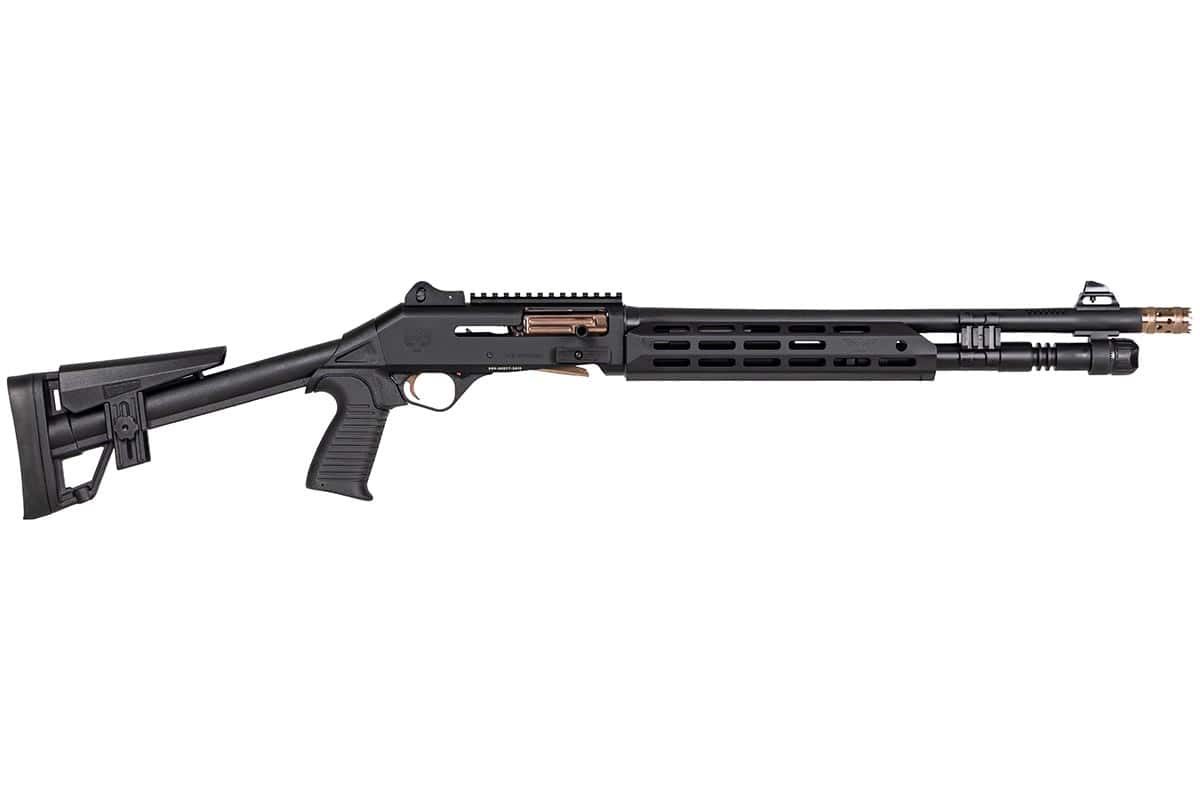 PANZER M4 SPEED PRO ARGO 12G S/A 3" 18.5" BBL, BLACK W/ BRONZE TITANIUM