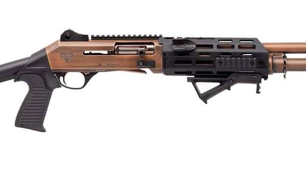 PANZER ARMS M4 PRO AI TACTICAL 12G 18.5" BBL, DISTRESSED COPPER/BRONZE DETAILS