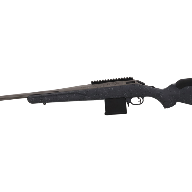 RUGER AMERICAN G2 WILDERNESS TOPO 204 RUGER RFL 20" SPIRAL FLUTD, GRAY SPLATTER 10RD