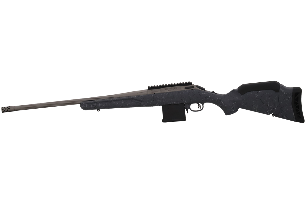 RUGER AMERICAN G2 WILDERNESS TOPO 204 RUGER RFL 20" SPIRAL FLUTD, GRAY SPLATTER 10RD