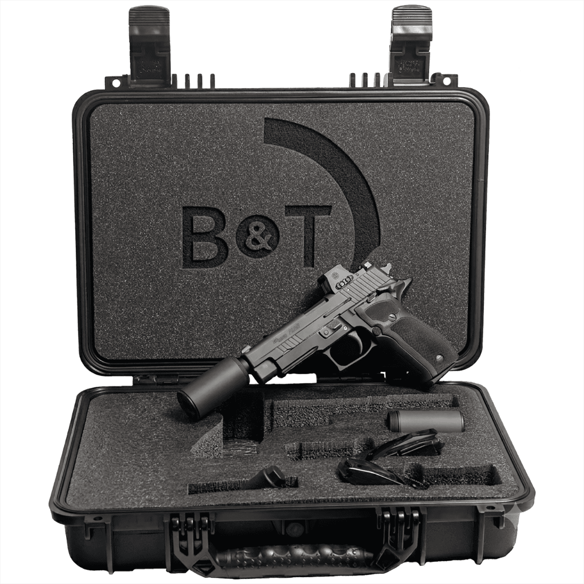 B&T SIG SAUER P226 Hush Puppy Kit 9mm pistol with 4.4-inch barrel
