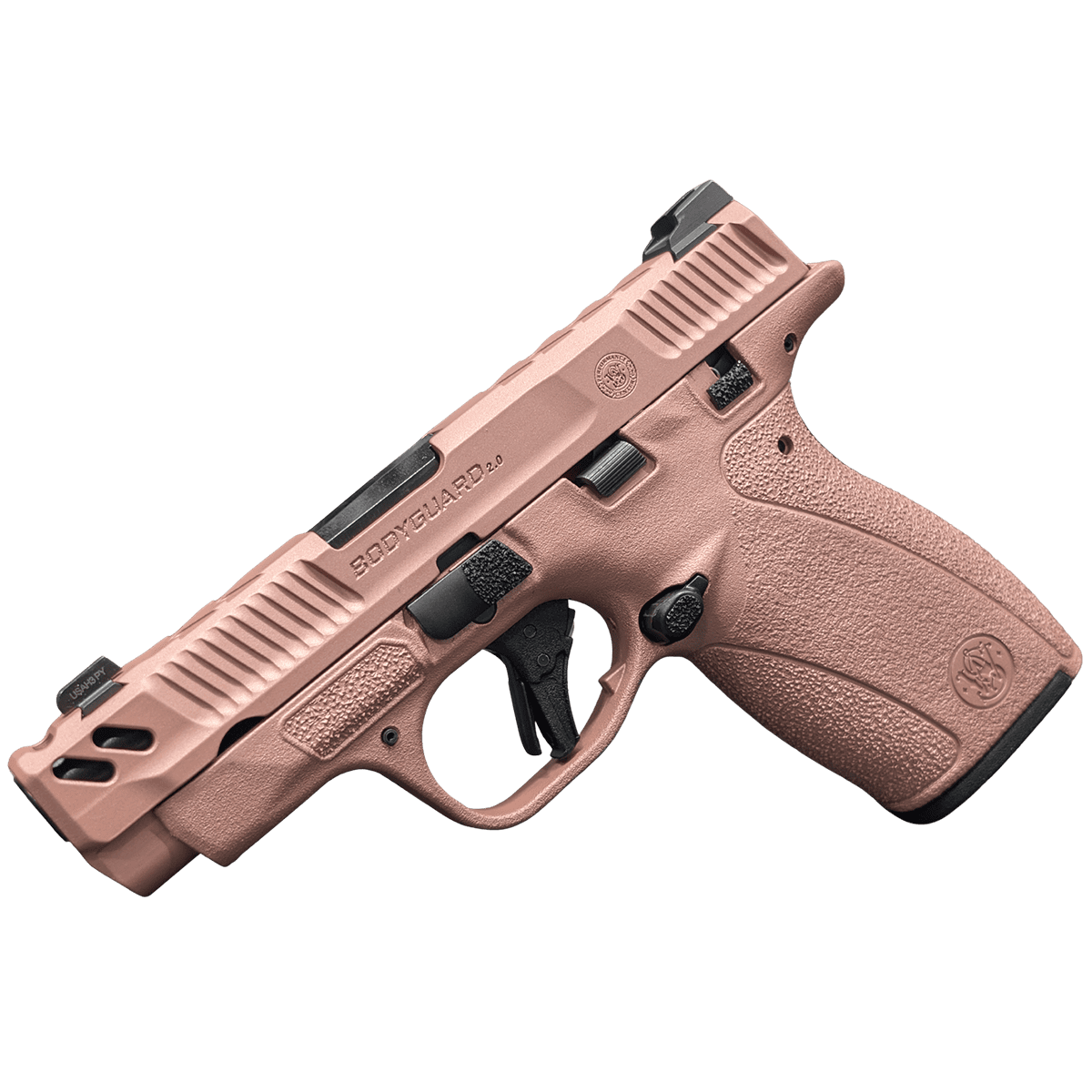 SMITH & WESSON PC BODYGUARD 2.0 CARRY COMP ROSE GOLD 380ACP PISTOL 3.1" M.S 1-10RD, 1-12RD MAG