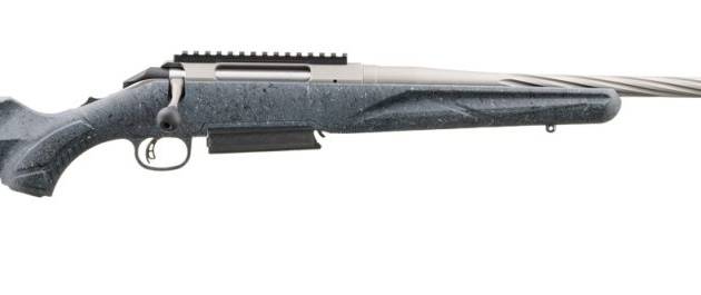 Ruger American Gen II bolt-action rifle in 7mm PRC with gray splatter stock