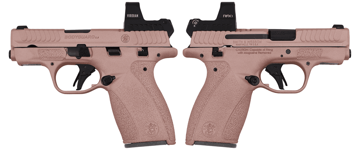 SMITH & WESSON BODYGUARD 2.0 M.S. W/ RFX1 ROSE GOLD OPTIC 380ACP PISTOL 2.75" 1-10RD 1-12RD