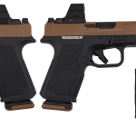 Ruger RXM 9mm pistol in black and tan with OSIGHT optic