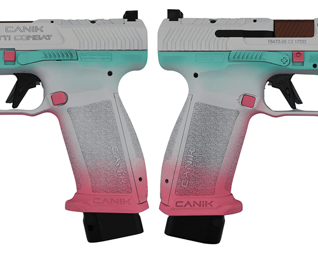 CANIK TTI COMBAT SMOKE TROPICAL 9MM PISTOL 4.6" 2-18RD
