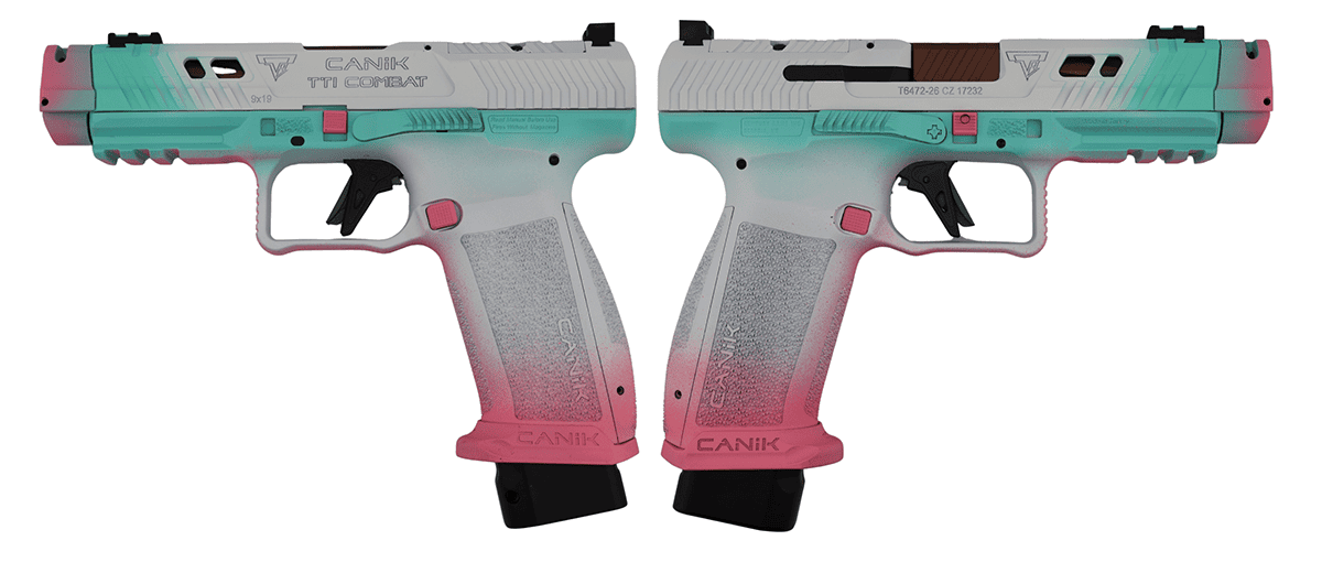CANIK TTI COMBAT SMOKE TROPICAL 9MM PISTOL 4.6" 2-18RD