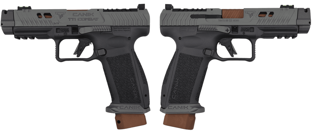 CENTURY CANIK TTI COMBAT SMOKE 9MM PISTOL 4.74" 2-18RD
