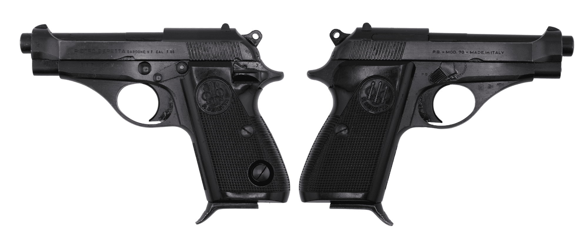 BERETTA M70 SURPLUS 32ACP PISTOL BLUED, SIDE THUMB SAFETY, A GRADE C&R