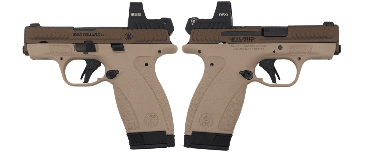 SMITH & WESSON BODYGUARD 2.0 NMS W/ RFX1 OPTIC 380ACP PISTOL 2.75" 1-10RD 1-12RD