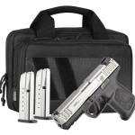 SMITH & WESSON SD9 2.0 BUNDLE 9MM PSTL NTS 2 TONE 4" SAVIOR BAG, 3-16RD