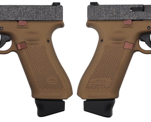 GLOCK 19X V CABEZA DE COBRE 9MM PISTOL 4" BRONZE/DIGI 1-17RD 2-19RD MAGS