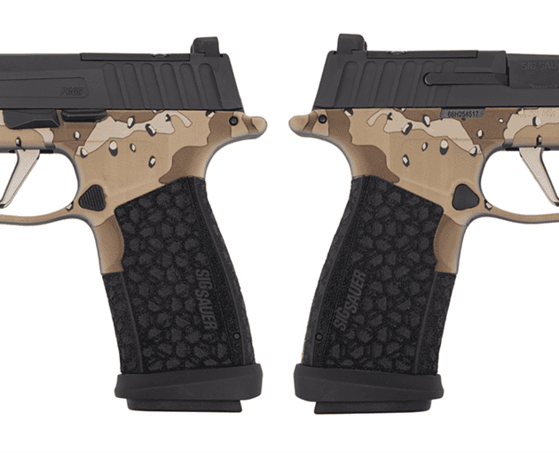 SIG SAUER P365 FUSE 9MM 4.3" CHOCOLATE CHIP CAMO O.R. 1-17RD, 2-21RD