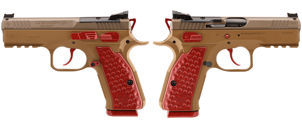 CZ-USA SHADOW II COMPACT 9mm 4-inch Peanut Butter & Strawberry Jelly pistol