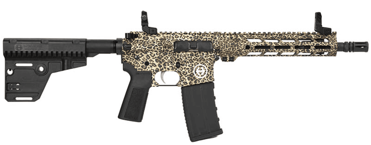 HI POINT HP15 5.56 PISTOL LEOPARD 10.5" BBL, 9.5"MLOK, BRACE 1-30RD MAG