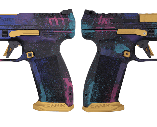 Canik SFX Rival Banger 9mm handgun with 5-inch barrel