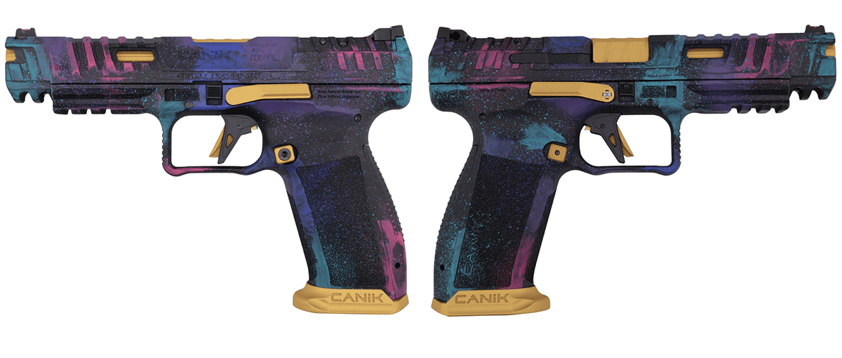 Canik SFX Rival Banger 9mm handgun with 5-inch barrel