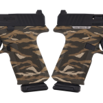 RUGER RXM THREADED 9MM PISTOL 4.5" BBL OD GREEN TIGER STRIPE MAGPUL EHG, O.R. 2-15RD MAGS