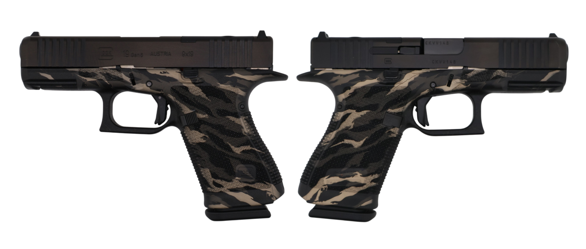GLOCK 19 GEN6 ORS 9MM PISTOL TIGER STRIPE 4" FXD COMM 3-15RD MAGS