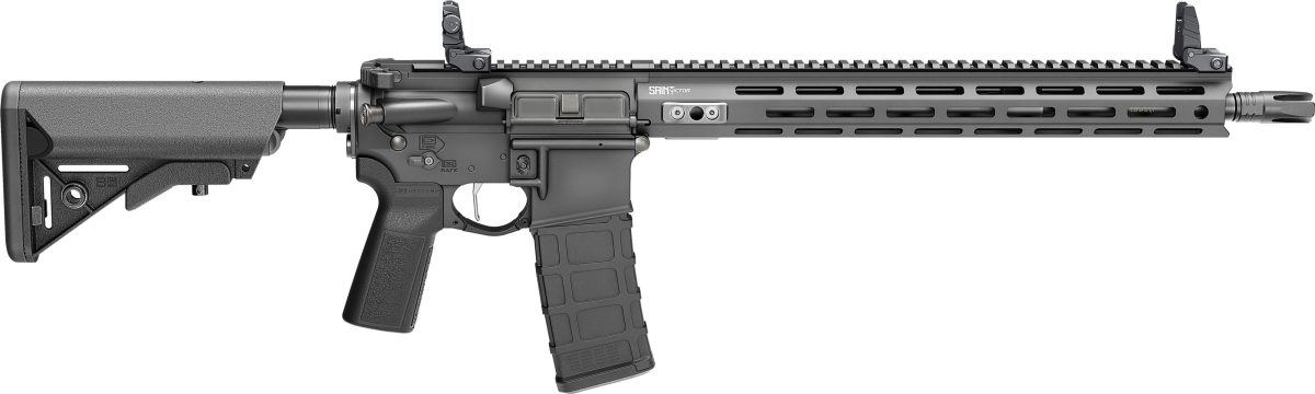 Springfield Armory SAINT Victor V2 5.56 NATO rifle with 16-inch barrel and black finish