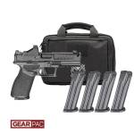 SPRINGFIELD ARMORY ECHELON 4.5F COMP 15RD FS 9MM PISTOL U DOT GEAR PAC VIRIDIAN RFX11,BAG,4MAGS