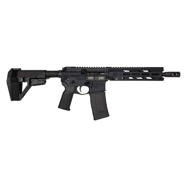 DIAMONDBACK DB15 300 B/O 10" BRL  M-LOK RAIL AMBI BLACK, SBA5 BRACE, (1) 30RD PMAG