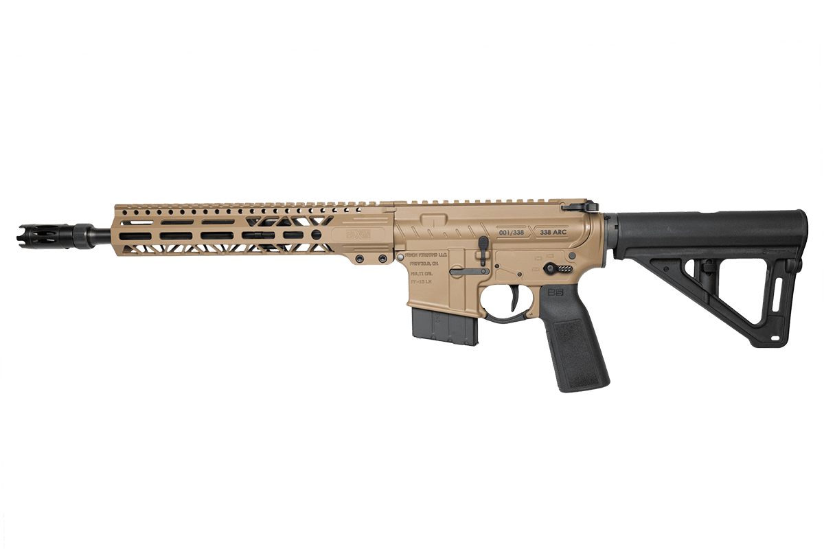 FAXON FIREARMS 338ARC PISTOL 12.5" FDE, B5 SYSTEMS MAGPUL BRACE