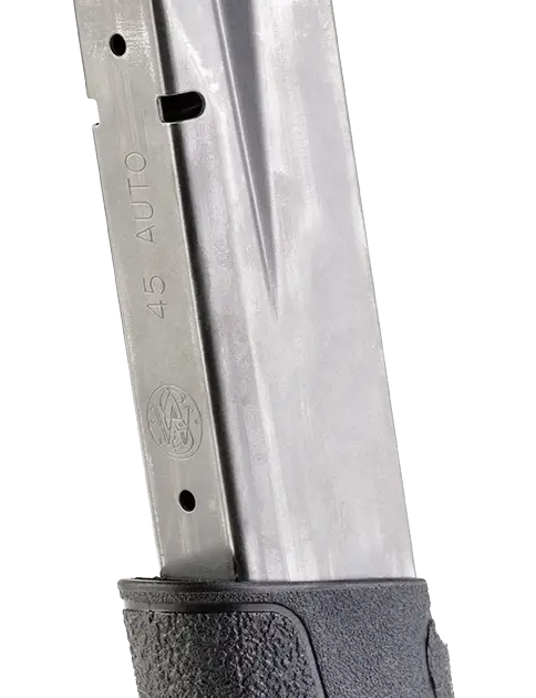 S&W M&P45 MAGAZINE 45 ACP, 14 RD BLK BS PLATE