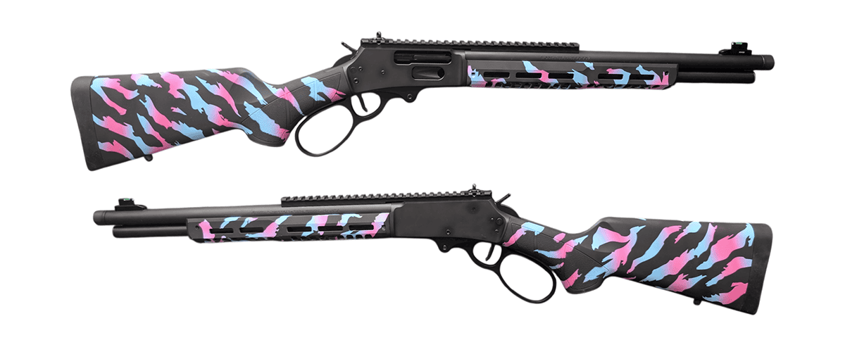 SMITH & WESSON 1854 STEALTH HUNTER MIAMI TIGER STRIPE 45LC LEVER ACTION 16.3" 8+1RD