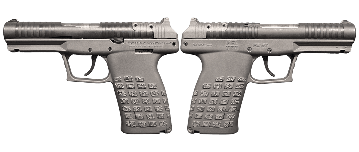 KELTEC PR57 5.7X28 PISTOL 4.64"BBL OPTIC READY, TUNGSTEN, 20+1, 2-STRIPPER CLIPS