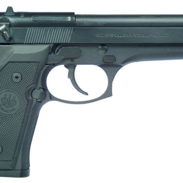 Beretta 92FS 9mm 4.9-inch blued pistol with fixed sights