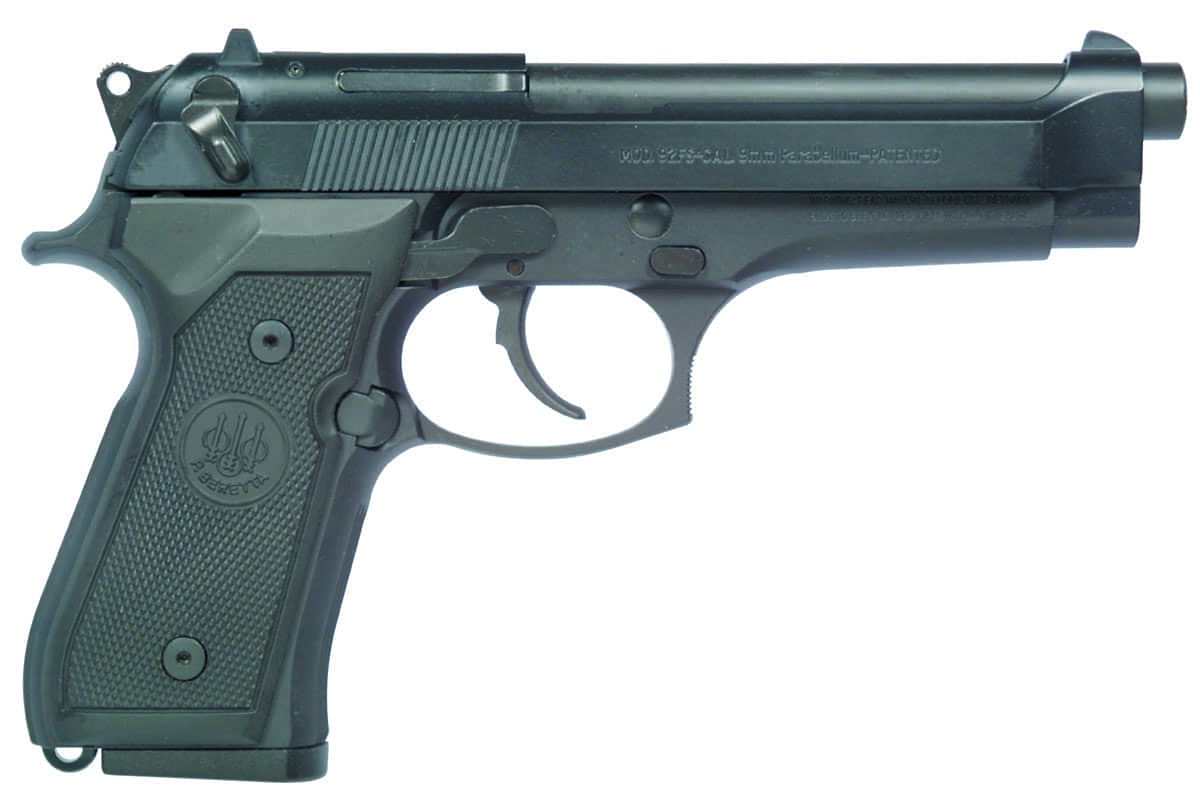 Beretta 92FS 9mm 4.9-inch blued pistol with fixed sights