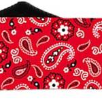 TPL SLIM BANDANA RED DROP PNT
