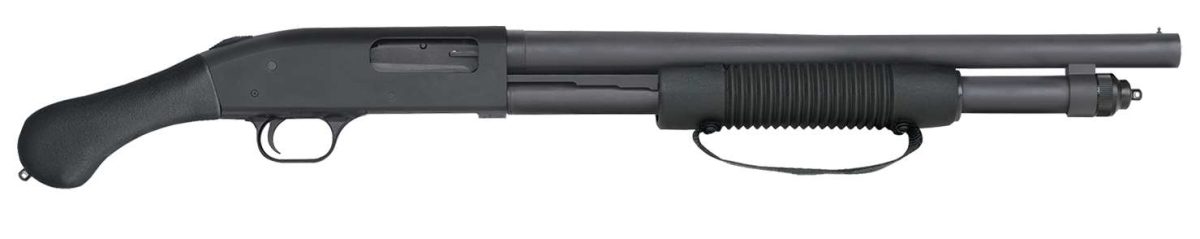 Mossberg 590 Shockwave 12 Gauge pump shotgun with 18.5-inch barrel