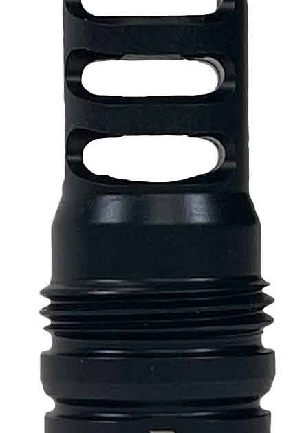 RUGGED SUPPRESSORS 3 PORT BRAKE .338CAL M18X1.5