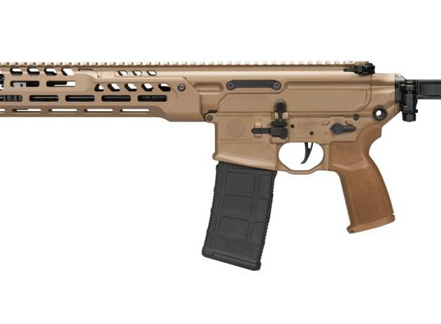 Sig Sauer MCX Spear LT IR rifle with 16-inch barrel and folding stock