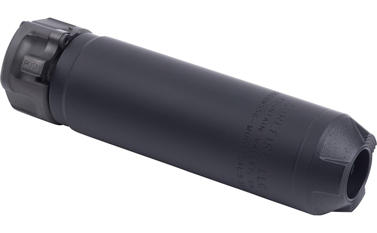 Surefire SOCOM 4 Series 5.56mm black suppressor