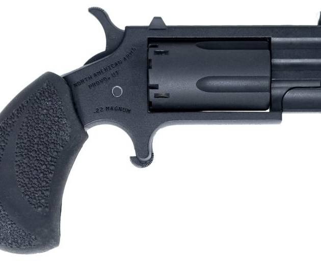 NORTH AMERICAN ARMS PUG 22MAG REV 1" BLK