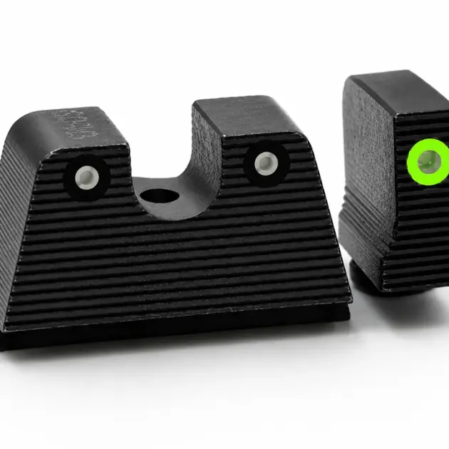 OnGuard Tactical Night Sights for all Glocks, Green/Black, Suppressor, U-Notch