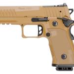 Sig Sauer P211-GT4 9mm coyote pistol with 4.2-inch bull barrel and G10 grip panels